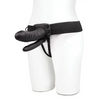Lux Fetish Unisex Vibrating Hollow Double Penetration Strap On Dildo - Strap Ons