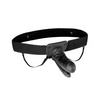 Lux Fetish Unisex Vibrating Hollow Double Penetration Strap On Dildo - Strap Ons