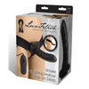Lux Fetish Unisex Vibrating Hollow Strap On Dildo - Strap Ons