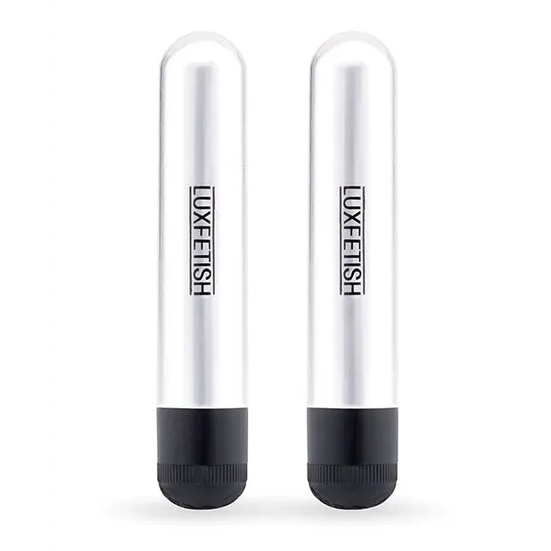 Lux Fetish Vibrating Nipple Suckers w/Quick Release - Pink/Purple - Stimulators