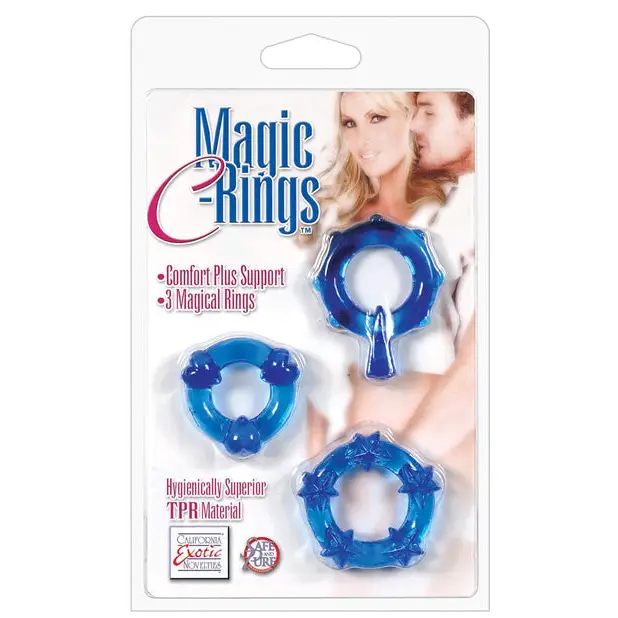Magic C Rings - Blue - Penis Enhancement