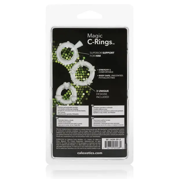 Magic C Rings - Clear - Penis Enhancement