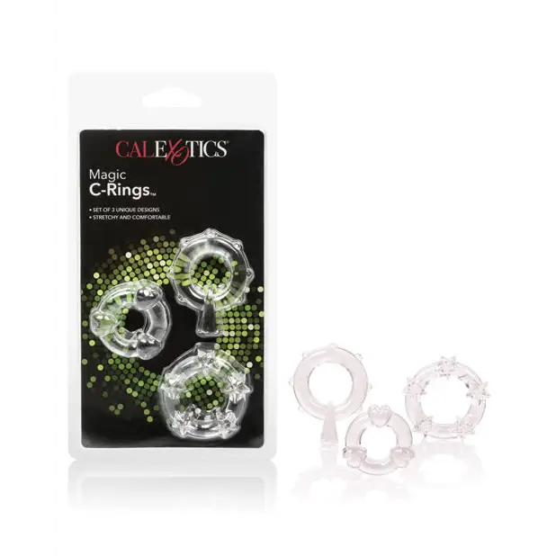 Magic C Rings - Clear - Penis Enhancement