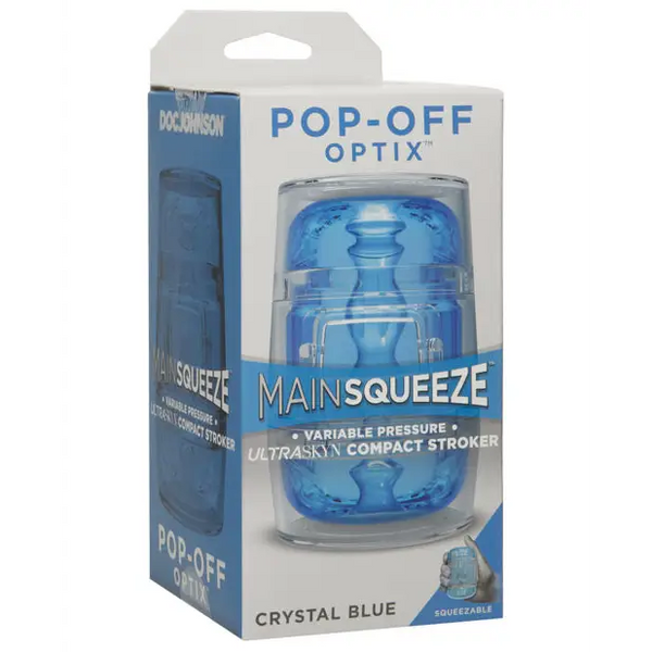Main Squeeze Pop Off Optix - Crystal Blue - Dolls & Masturbators
