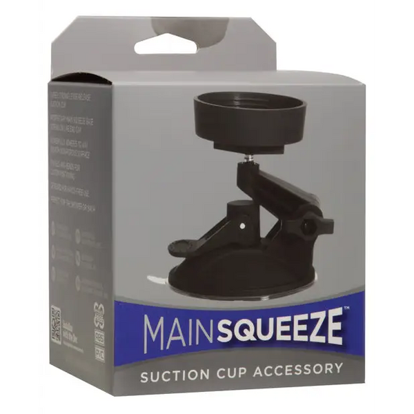Main Squeeze Suction Cup Accessory - Black - Dolls & Masturbators