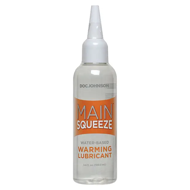 Main Squeeze Warming Water-Based Lubricant - 3.4 oz - Lubricants