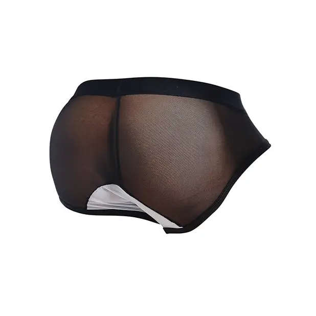 Male Basics MOB Maitre D Brief Bow & French Cuffs Black/White LG - Costumes