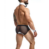 Male Basics MOB Maitre D Brief Bow & French Cuffs Black/White LG - Costumes
