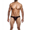 Male Basics Neon Jockstrap Red MD - Lingerie - Packaged