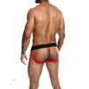 Male Basics Neon Jockstrap Red MD - Lingerie - Packaged