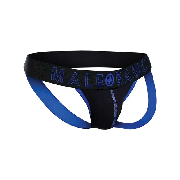 Male Basics Neon Jockstrap Royal LG - Lingerie - Packaged