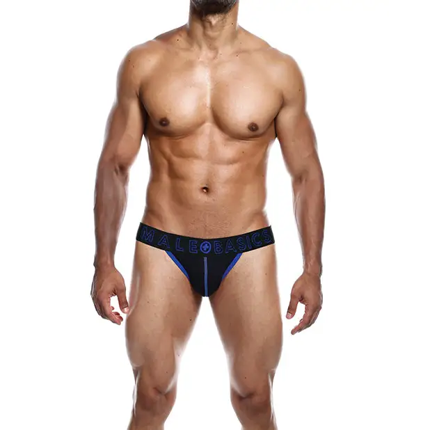 Male Basics Neon Jockstrap Royal XL - Lingerie - Packaged