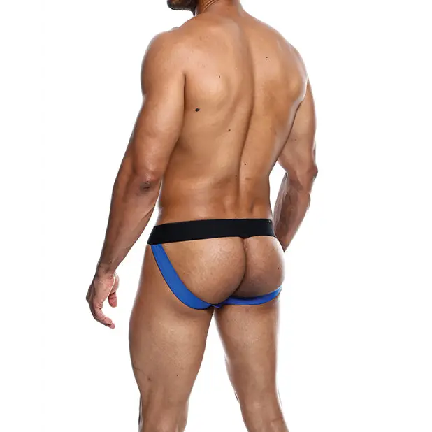 Male Basics Neon Jockstrap Royal XL - Lingerie - Packaged