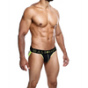 Male Basics Neon Jockstrap Neon Yellow MD - Lingerie - Packaged