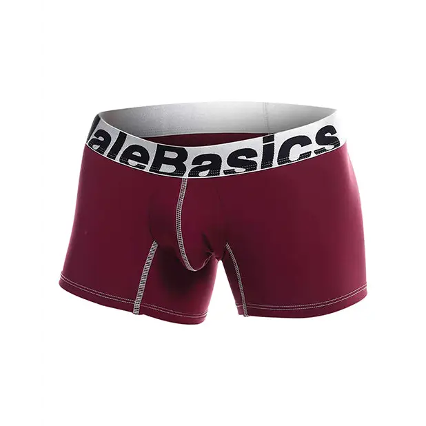 Male Basics Performance Boxer Burgundy SM - Lingerie - Packaged