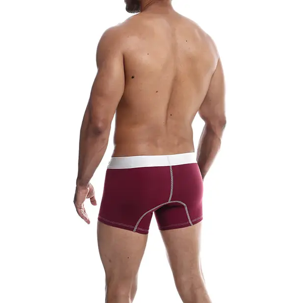 Male Basics Performance Boxer Burgundy SM - Lingerie - Packaged