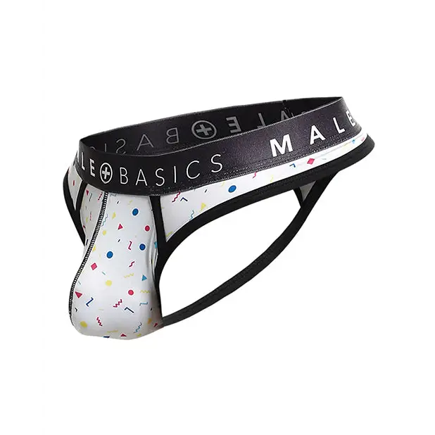 Male Basics Sexy Pouch Thong Confetti LG - Lingerie - Packaged