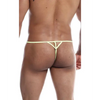 Male Basics Sinful Hipster Music T Thong G-String Blue Print LG - Lingerie - Packaged