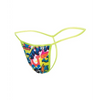 Male Basics Sinful Hipster Music T Thong G-String Blue Print SM - Lingerie - Packaged