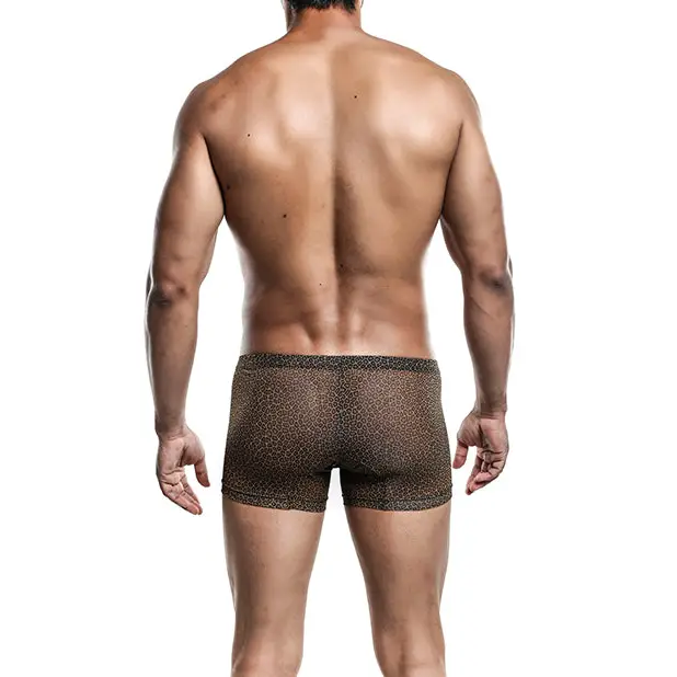 Male Basics Sinful Magic Leopard Pouch Boxer Black L/XL - Lingerie - Packaged