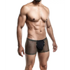 Male Basics Sinful Magic Leopard Pouch Boxer Black L/XL - Lingerie - Packaged