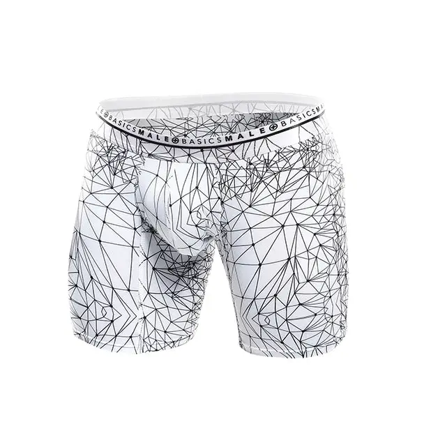 Male Basics Spider Hipster Boxer Brief White/Black MD - Lingerie - Packaged