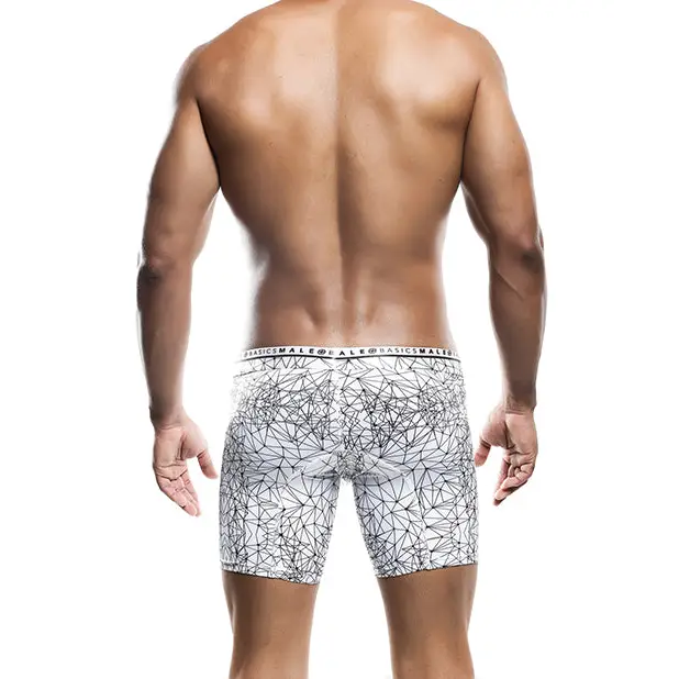 Male Basics Spider Hipster Boxer Brief White/Black MD - Lingerie - Packaged
