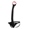 Male Basics Tuxedo Lace Jockstrap Black L/XL - Lingerie - Packaged