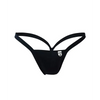 Male Basics Y Buns Thong Black MD - Lingerie - Packaged