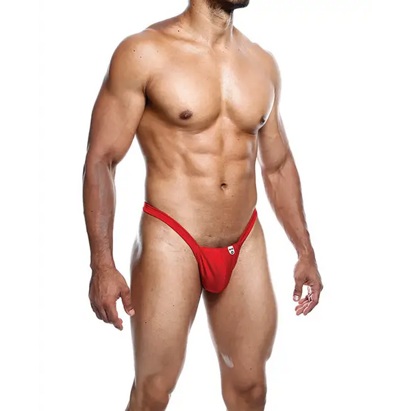 Male Basics Y Buns Thong Red XL - Lingerie - Packaged