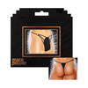 Male Power G-String w/Straps & Rings Black S/M - Lingerie - Packaged