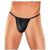 Male Power Nylon Lycra Pouch Thong Black O/S - Lingerie - Packaged