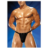 Male Power Rip off Thong w/Studs Black L/XL - Lingerie - Packaged