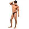 Male Power Stretch Net Pouch Thong Black S/M - Lingerie - Packaged
