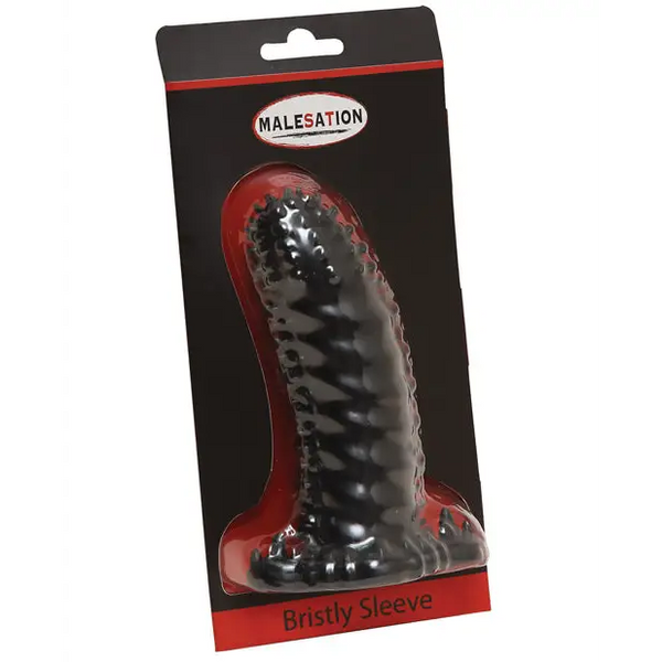 MALESATION Bristly Sleeve - Black - Penis Enhancement