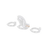 MALESATION Chastity Cage - Clear - Bondage Blindfolds & Restraints