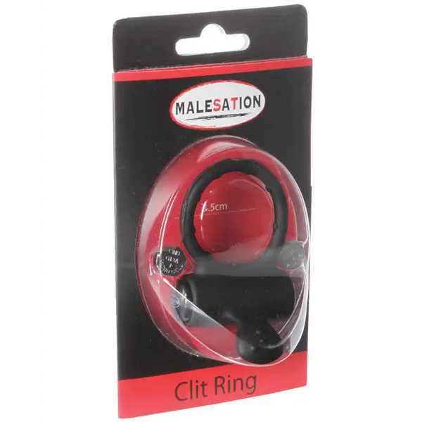 MALESATION Clit Ring - Black - Stimulators
