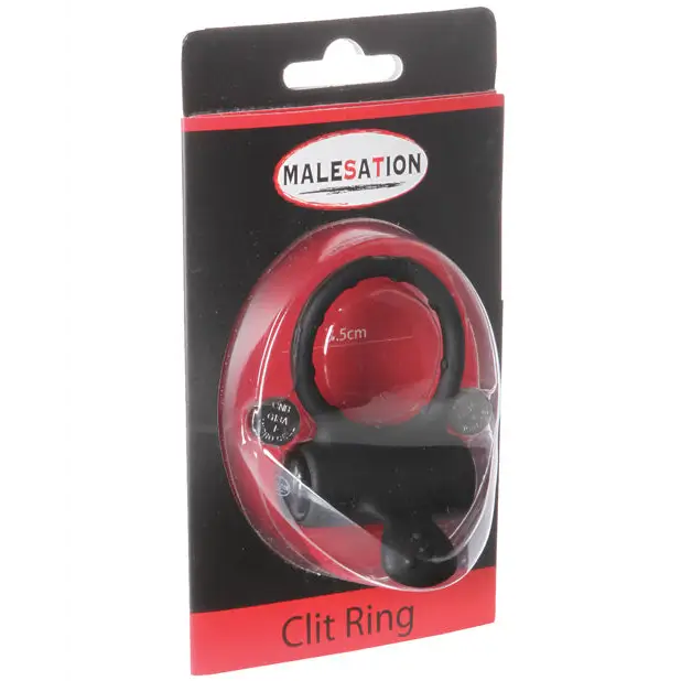 MALESATION Clit Ring - Black - Stimulators