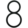 MALESATION Figure 8 Cock Ring - Black - Penis Enhancement