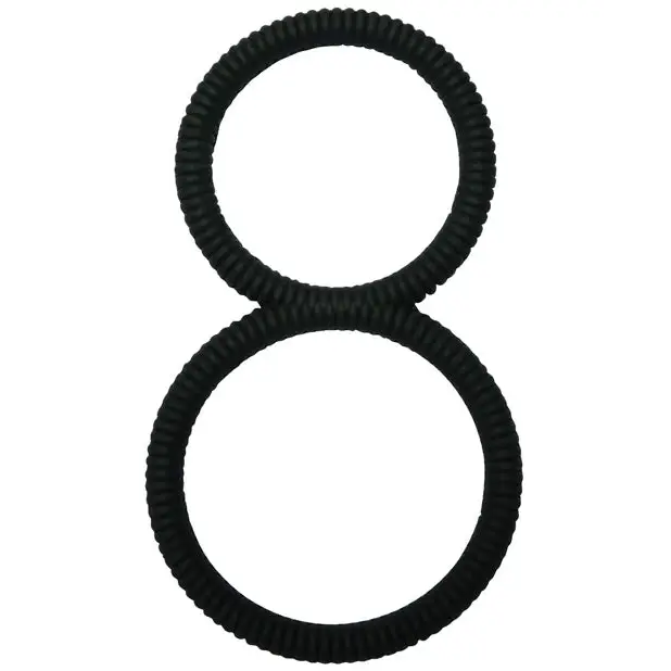 MALESATION Figure 8 Cock Ring - Black - Penis Enhancement