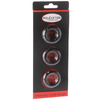 MALESATION Stretchy Cock Rings - Pack of 3 Black - Penis Enhancement