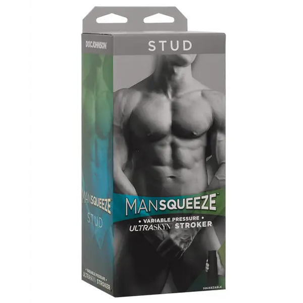 Man Squeeze Stud Ass - Vanilla - Gay & Lesbian Products