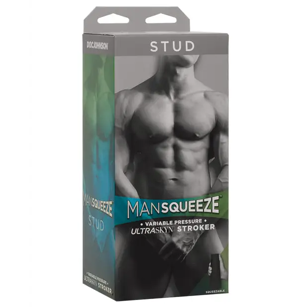 Man Squeeze Stud Ass - Vanilla - Gay & Lesbian Products