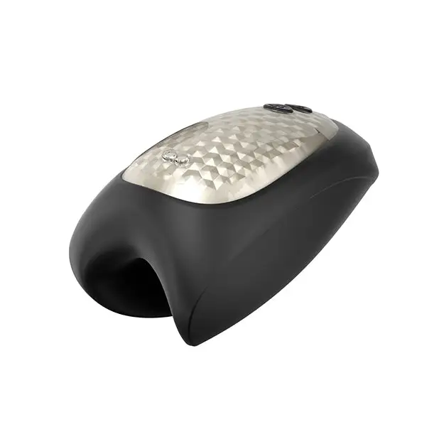 Man Wand Heat and Vibration Pulsion - Black - Dolls & Masturbators