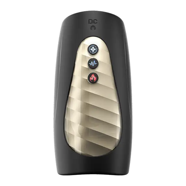 Man Wand Pump One Masturbator- Black - Dolls & Masturbators