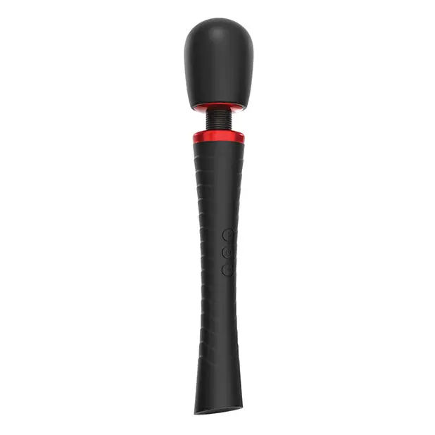 Man Wand Xtreme w/2 Attachments - Black - Dolls & Masturbators
