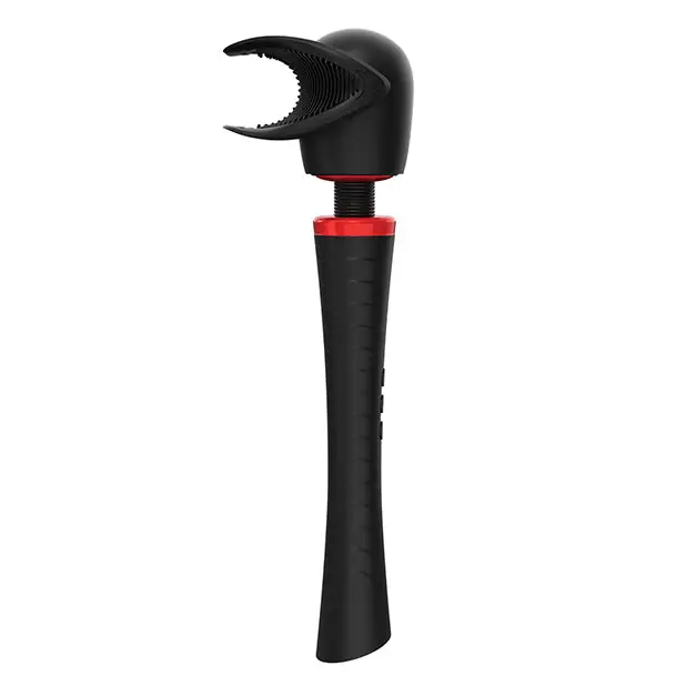 Man Wand Xtreme w/2 Attachments - Black - Dolls & Masturbators