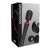 Man Wand Xtreme w/2 Attachments - Black - Dolls & Masturbators