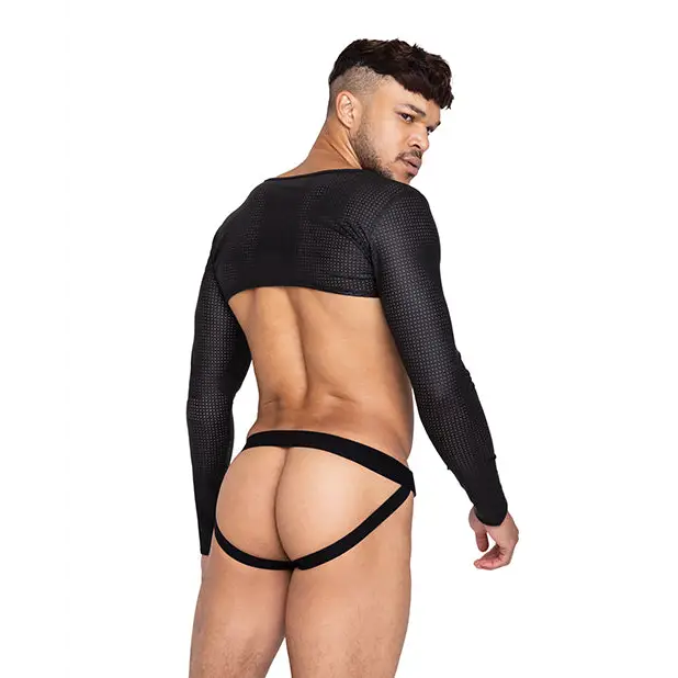 Master Crop Top Black LG - Lingerie - Hanging