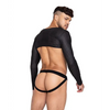 Master Crop Top Black SM - Lingerie - Hanging